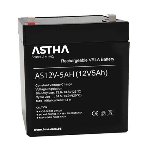 ASTHA AS4V-4.5AH Rechargeable SLA Sealed Lead Acid Battery Price in Bangladesh