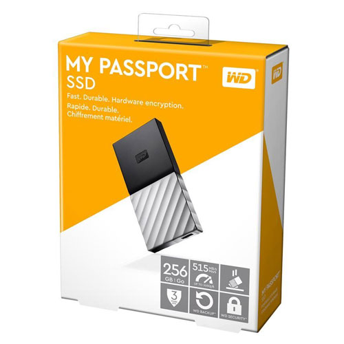 Western Digital My Passport 256GB Portable SSD Drives in Bangladesh