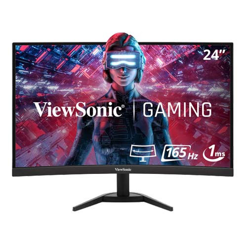 ViewSonic VX2468-PC-MHD 24" 1080p VA 165 Hz Curved Monitor Price in Bangladesh.