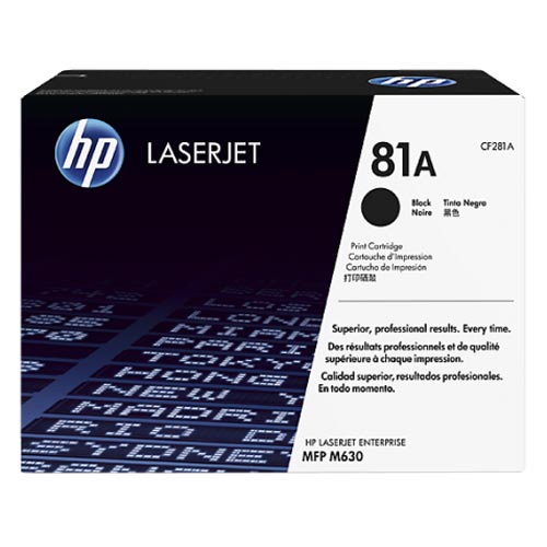 HP 81A Original Black Laser Toner Cartridge