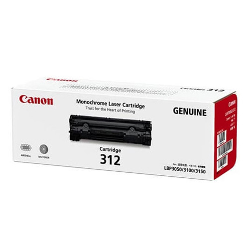 Canon 312 Black Genuine Toner Cartridge [LBP 6200, 6230DN Printer]