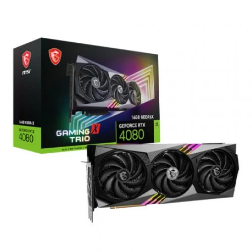 MSI GeForce RTX 4080 GAMING X TRIO 16GB GDDR6X Graphics Card Price in Bangladesh