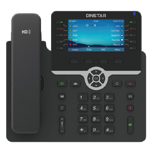 DINSTAR C66GP High-end Business SIP Phone with POE & With Adapter Price in Bangladesh