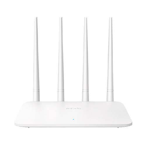 Tenda F6 300Mbps 4 Antenna Wi-Fi Router (2.4GHz N300 Shape is Flat)