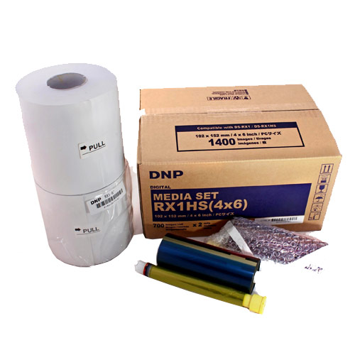 DNP Media Set RX1HS (4x6") 4R-700 Prints Paper & Ribbon Print kit Price in Bangladesh