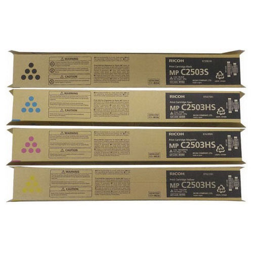 Ricoh MP C2503HS CMYK Four Color Toner Cartridge Price in Bangladesh