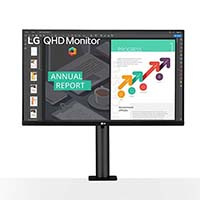 LG 27QN880 27" 2K QHD IPS Ergo Black Monitor Price in Dhaka, Bangladesh