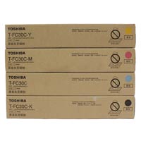 Toshiba T-FC30C CMYK Four Color 4 Pcs Full Set Toner Cartridge in Bangladesh